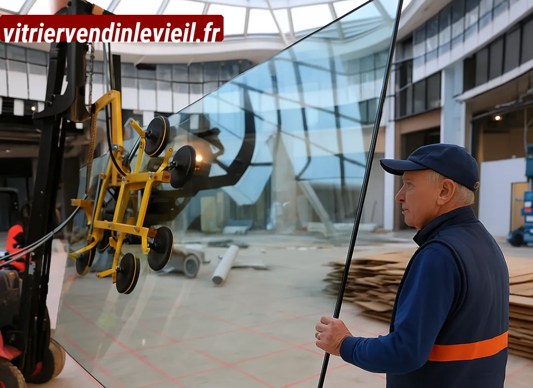 Remplacement de vitrine magasin Vendin-le-Vieil